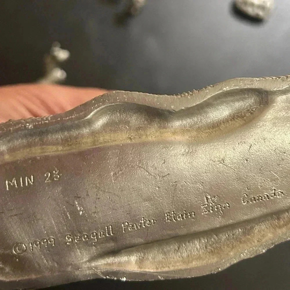 1999 Seagull Pewter of Canada nativity set.Simply beautiful! Christmas scene. - Picture 4 of 11